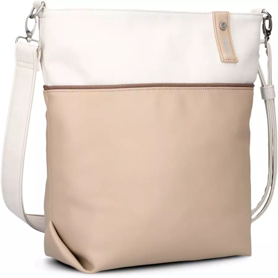 zwei Jana J12 - Schultertasche 33 cm oat