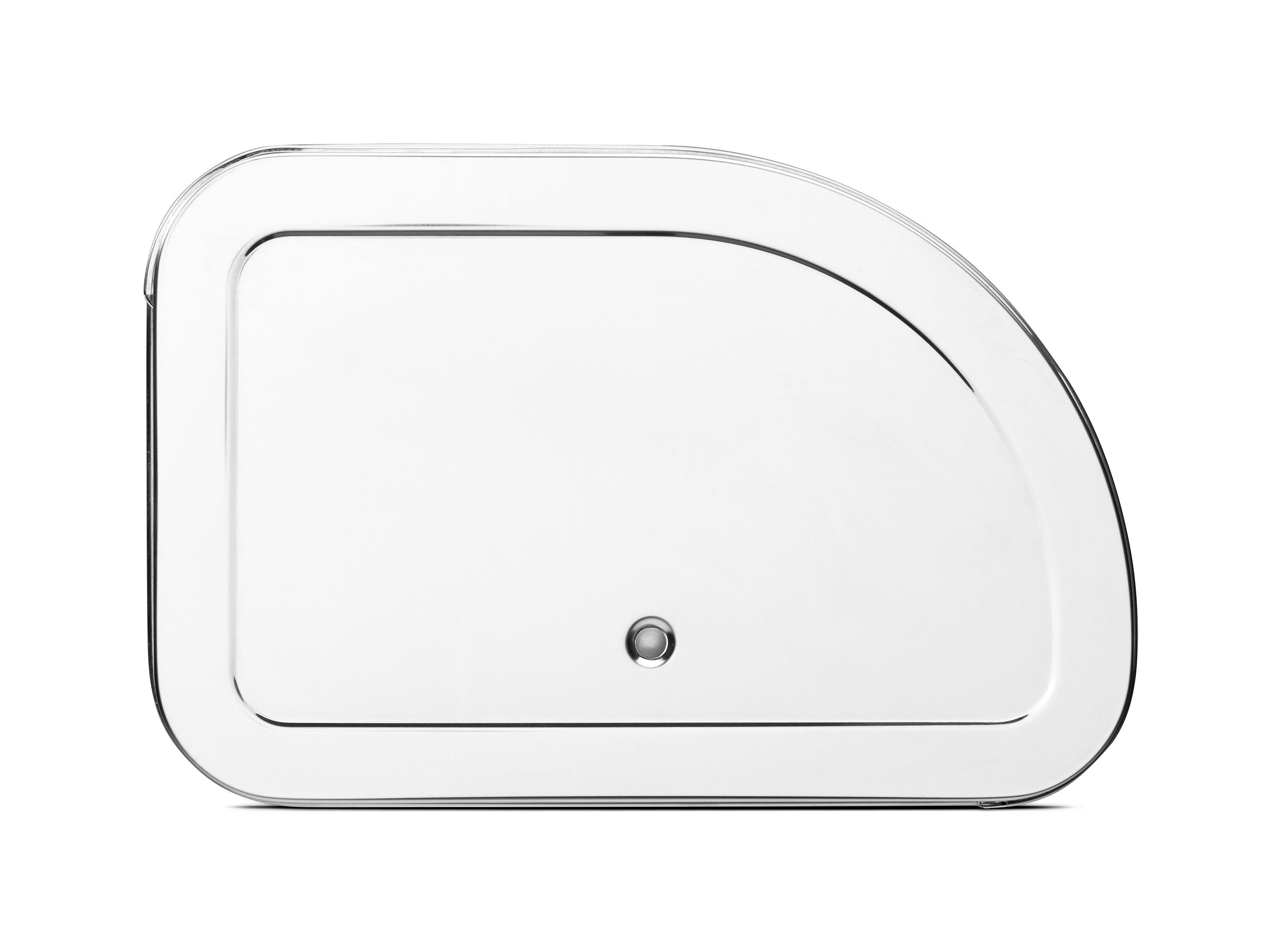 BRAB ROLLBROTKASTEN BRILLIANT STEEL - Silber / B: 44.5 cm x T: 26.2 cm x H: 17.3 cm