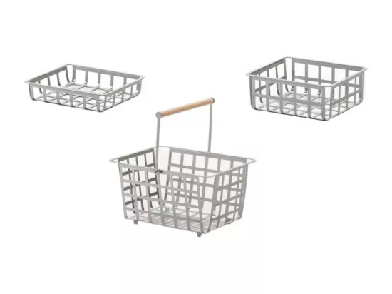 ZESTAS, set de 3 paniers de tailles différentes ( petite, moyenne et grande)