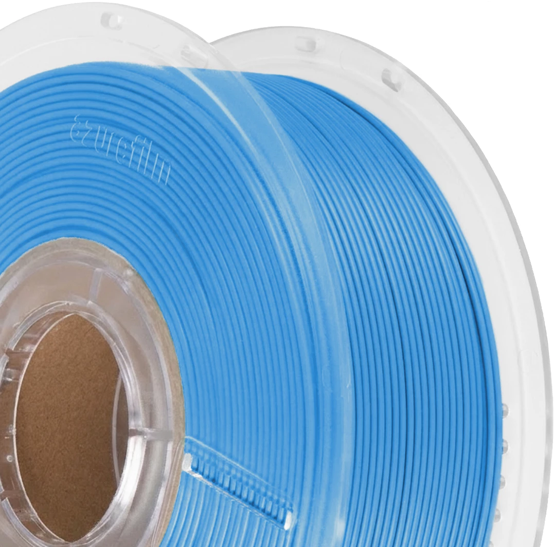 AzureFilm  PLA Blau, 1,75 mm / 1000 g (1 kg)    Hochwertiger Druck mit guten mechanischen Eigenschaften