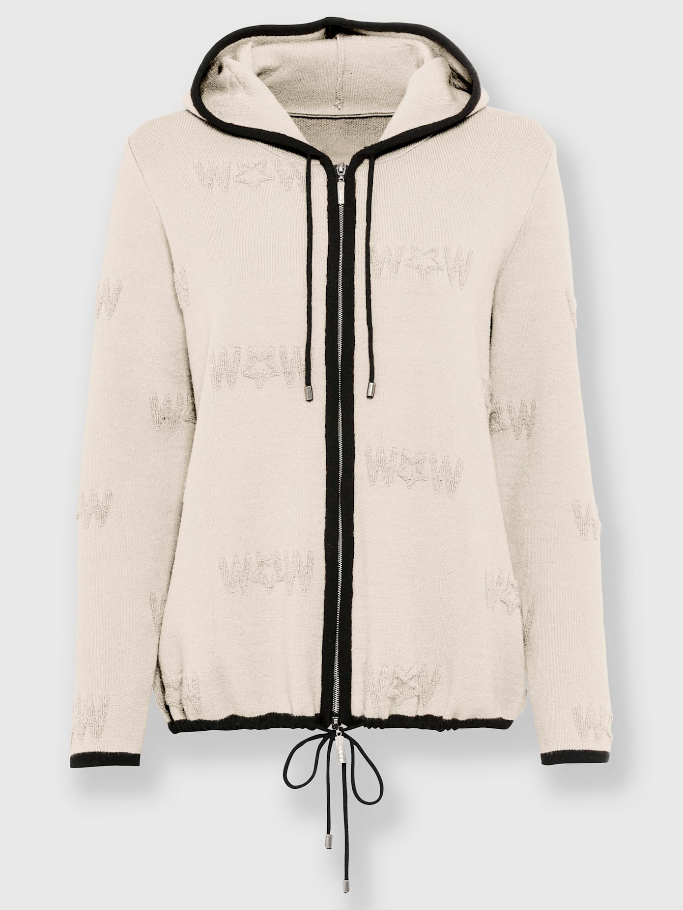 Veste en tricot jolie structure tricot