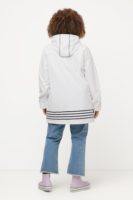 HYPRAR Regenjacke, wasserabweisend, A-Linie, Kapuze