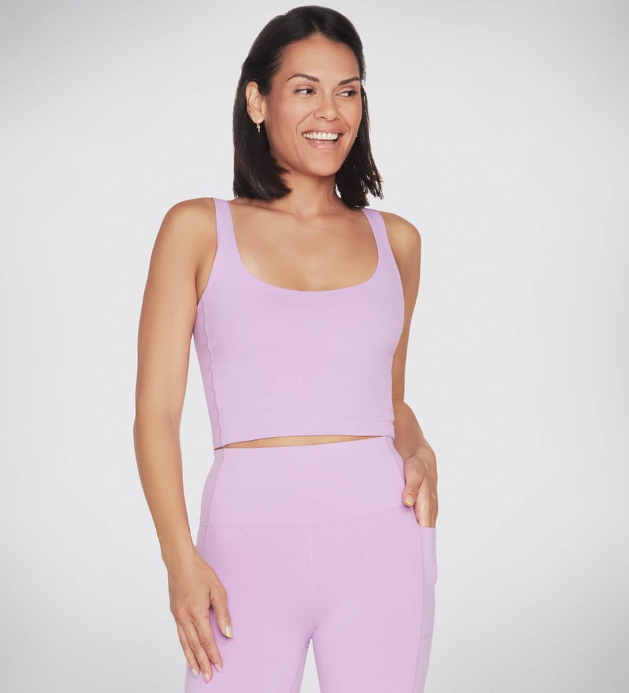 Skechers Top Goflex Joy Longline rosa