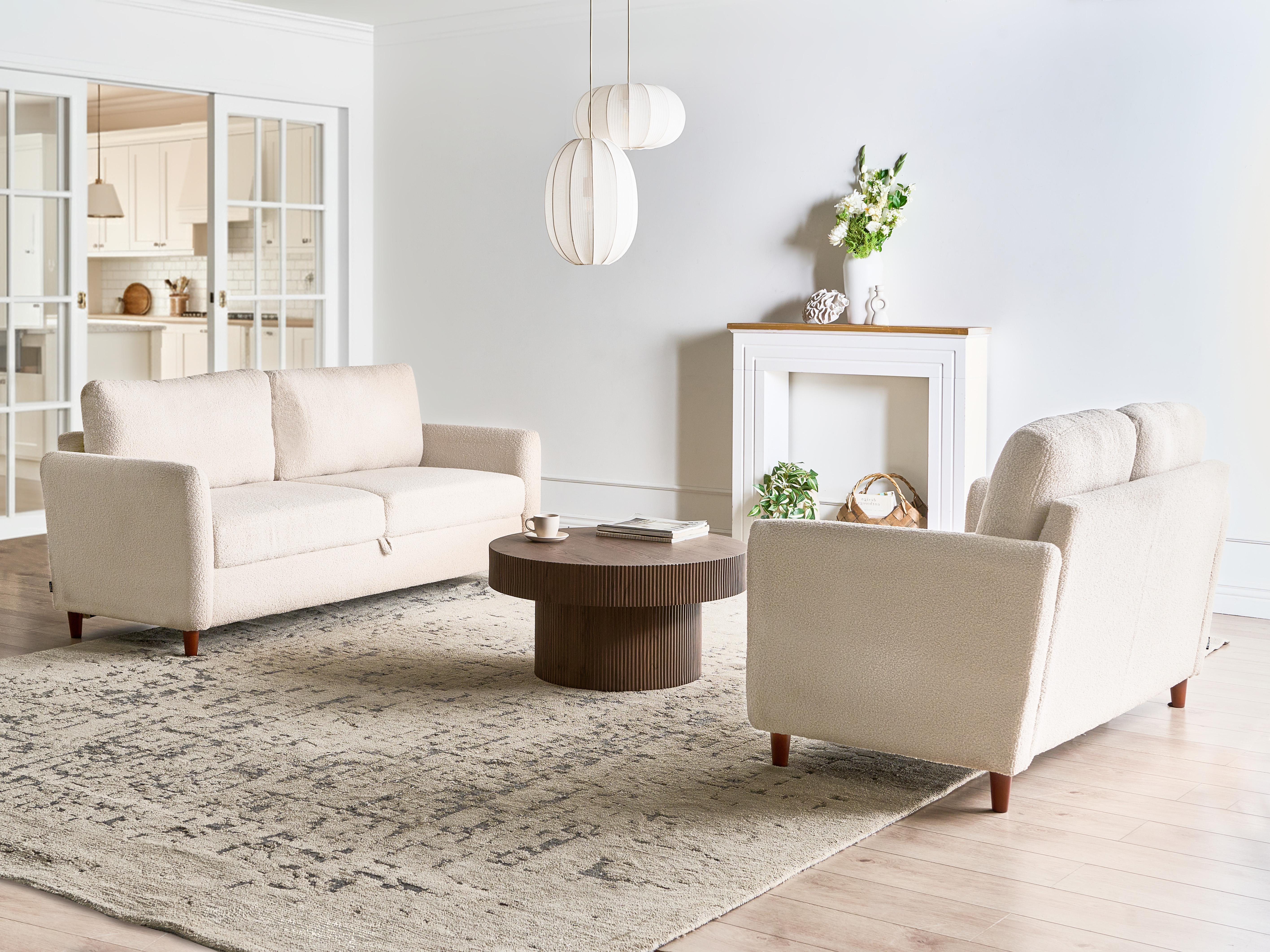 Bankenset 5-zits MARE Bouclé Beige