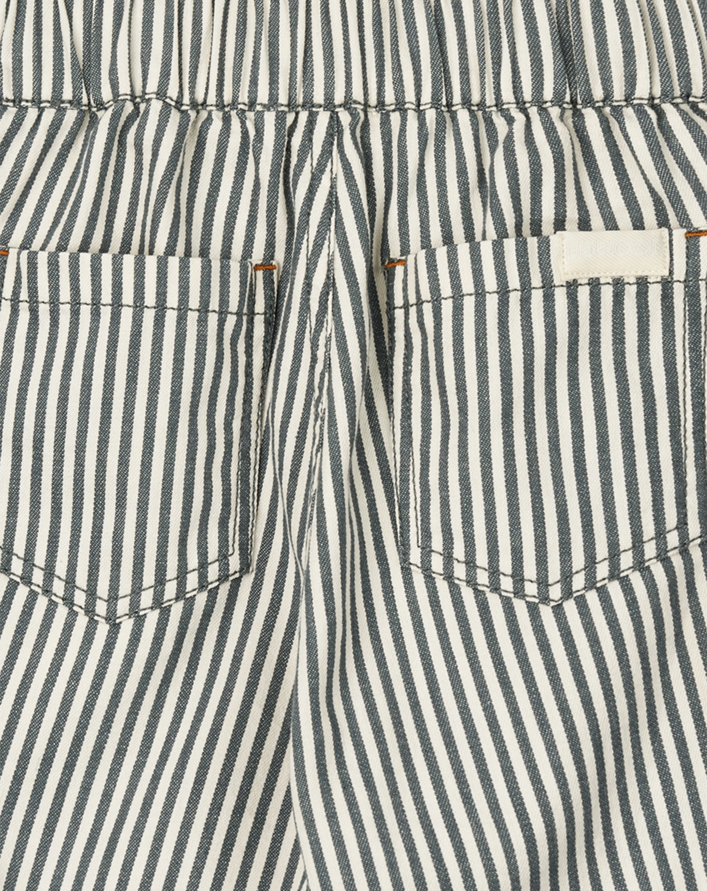 Shorts AYO gestreift in dunkelblau