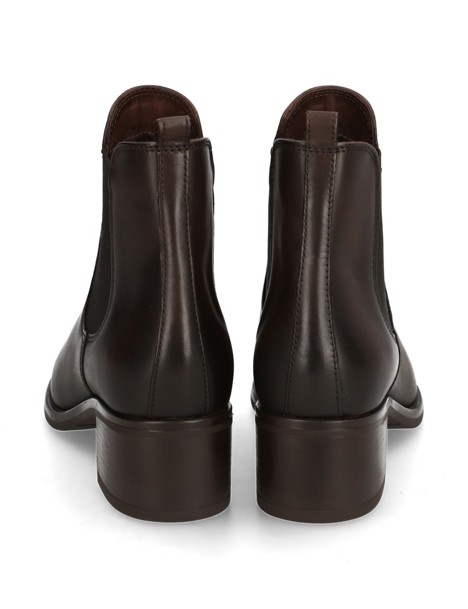 Glattleder Stiefelette