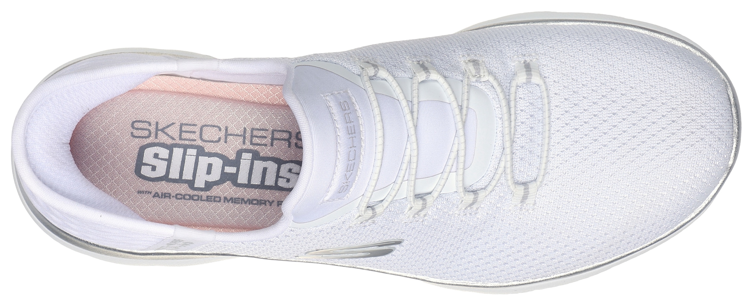 Skechers Slip-On Sneaker »SUMMITS-DIAMOND DREAM«  Schlupfschuh, Freizeitschuh mit praktischer Slip-Ins Funktion