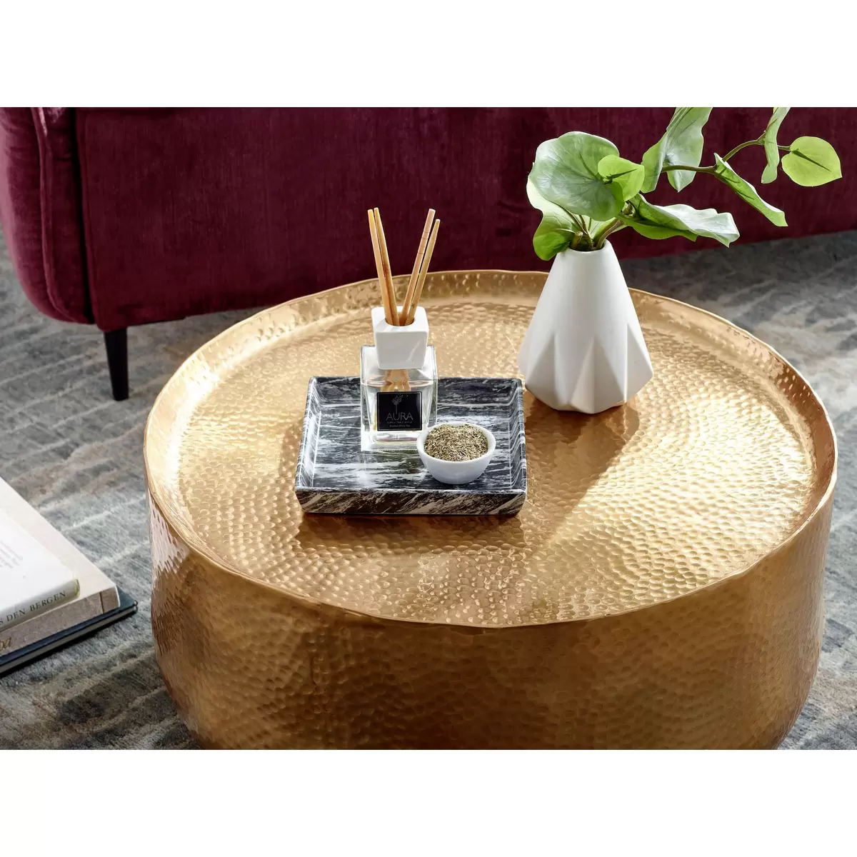 Couchtisch Calpe Gold