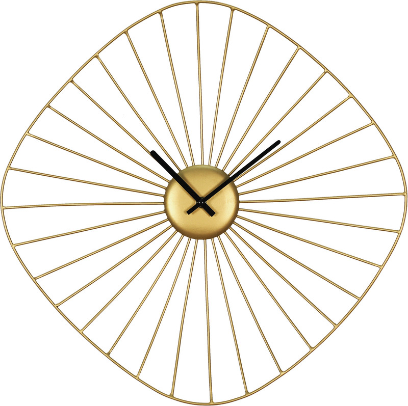 EGLO Wanduhr Matsumoto, Ø 50 cm, gold