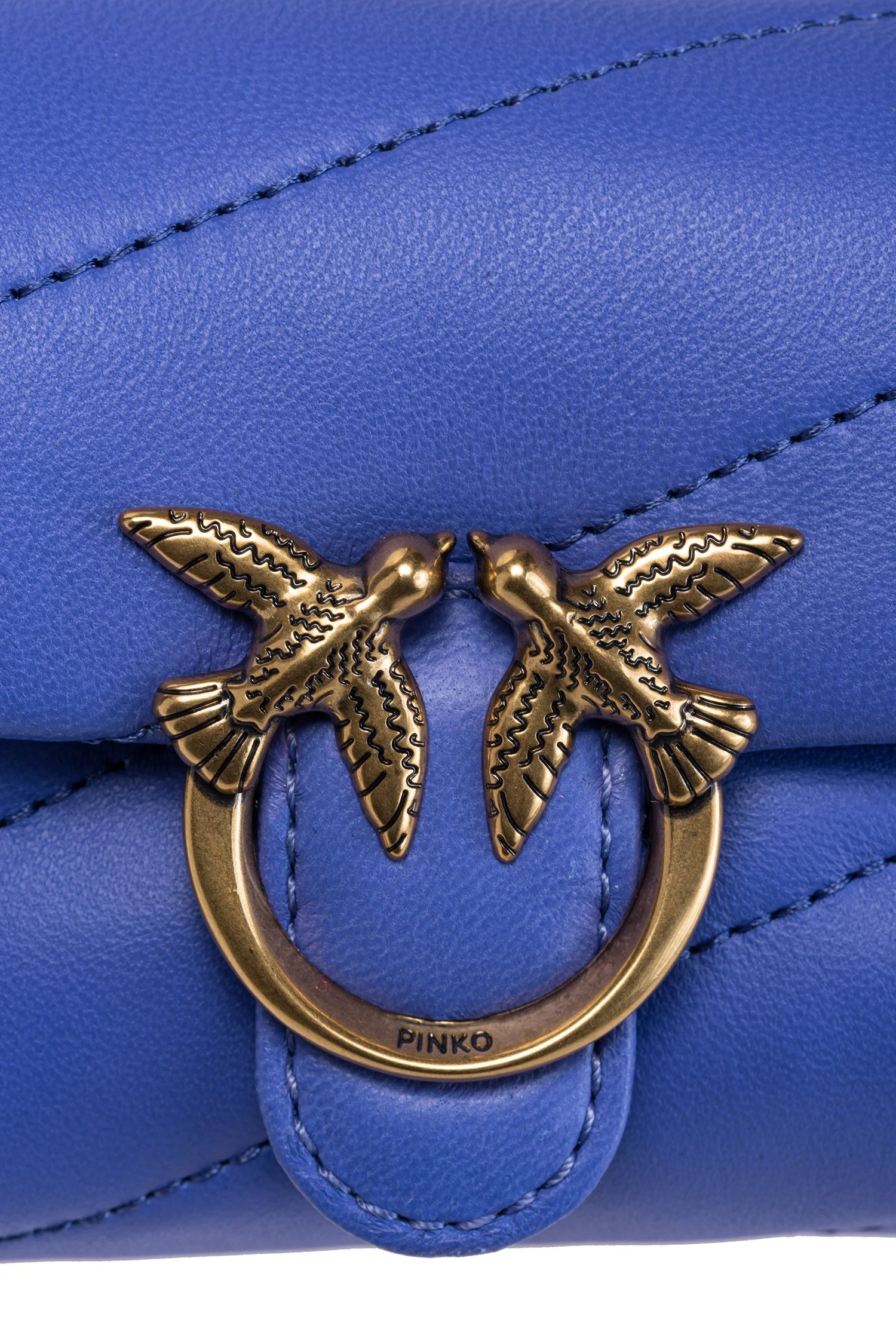 Micro love bag puff | Bleu
