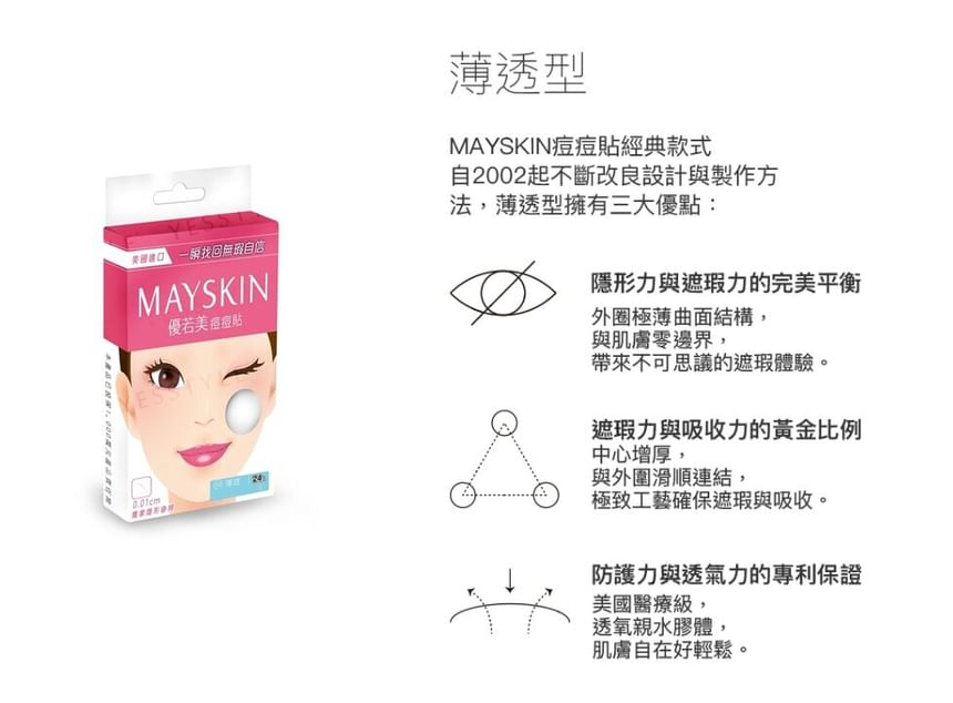 MAYSKIN - Hydrocolloïde acnepleister