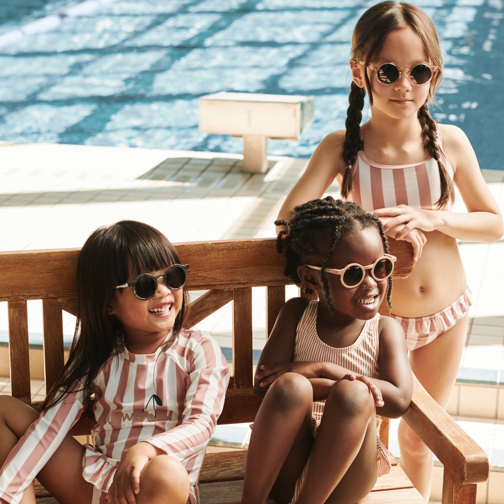 Sonnenbrille Darla  4-10 J.  Rose transparent