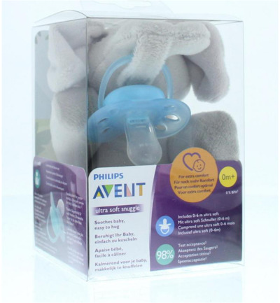 Avent Snuggle elephant 0-6 maanden (1 stuk)