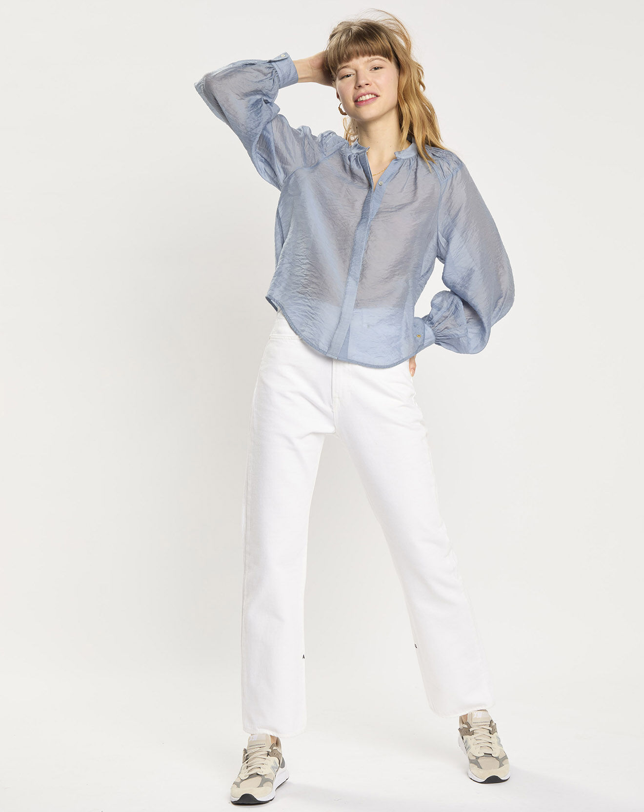 Scotch & Soda Jean boyfriend blanc