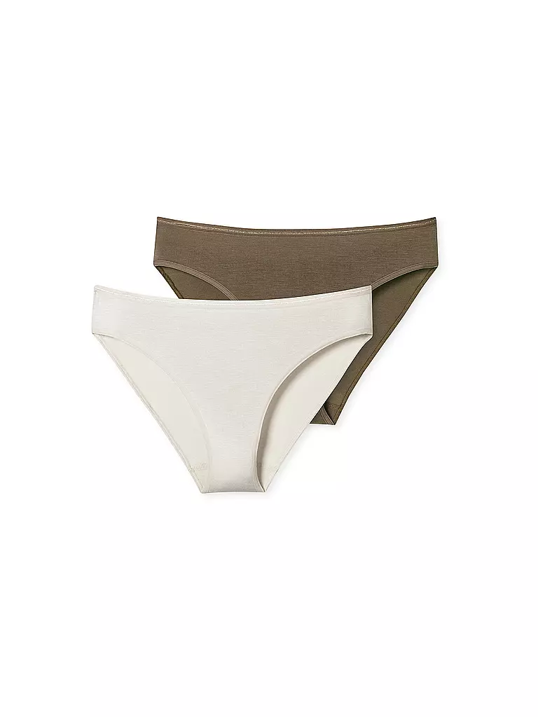 SCHIESSER Slips 2er Pkg. olive