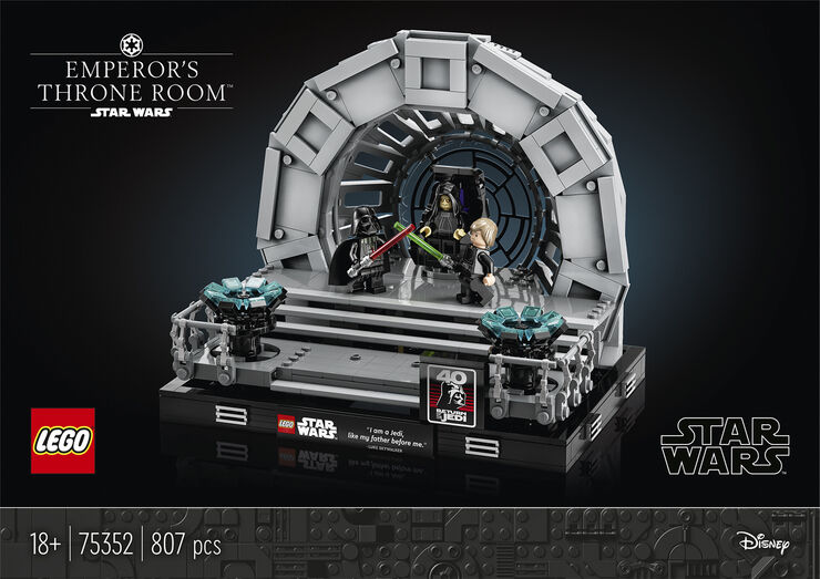 Star Wars Diorama m/ Kejserens tronsal 75352