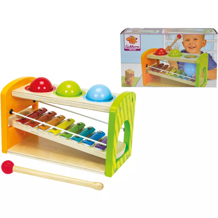 Eichhorn Color Xylophon Klopfbank