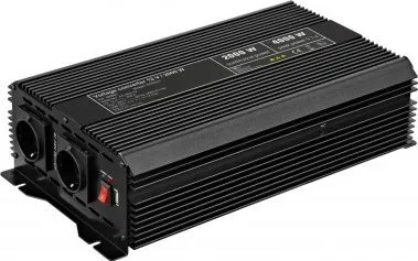 Goobay 58891, Universel, 12 - 13,8 V, 2000 W, 230 V, Sort, DC-til-AC