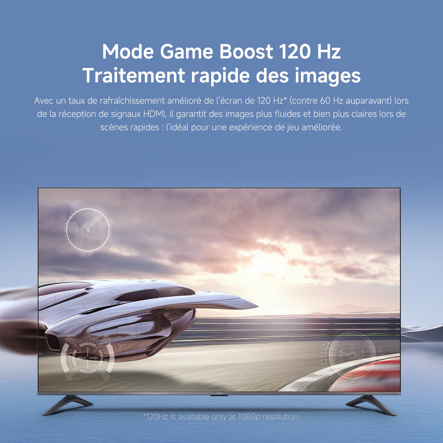 XIAOMI TV F Pro 65, 165 cm (65 Pouces), 4K UHD QLED, Smart TV, Fire TV, Contrôle Vocal Alexa, HDR10+, Mode Game Boost 120Hz, MEMC, 2Go+32Go, Compatibl