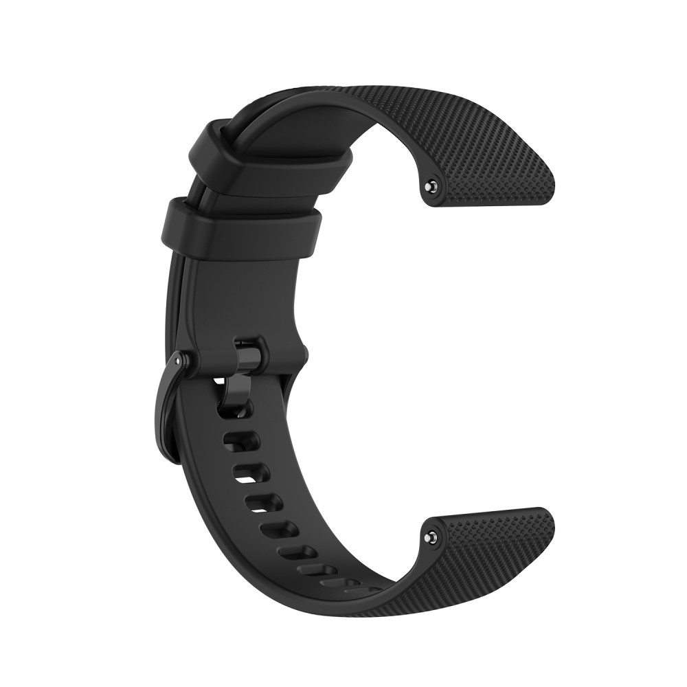 Garmin Sport Silikon Armband One Color mit 22mm Stegbreite (Gelenkumfang: 155-235mm) - Schwarz