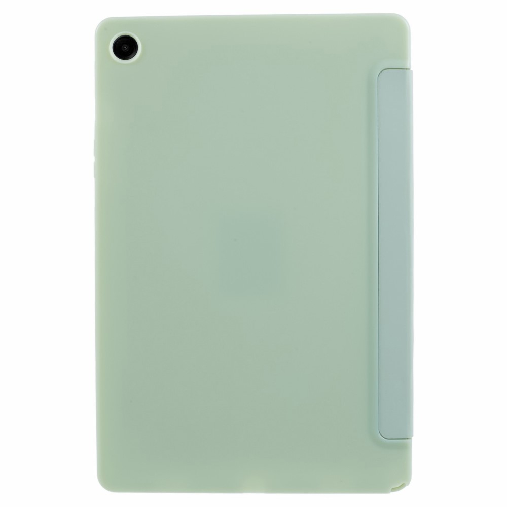Samsung Galaxy Tab A9  Plus Leder Tasche Flip Cover Hülle - Hellgrün