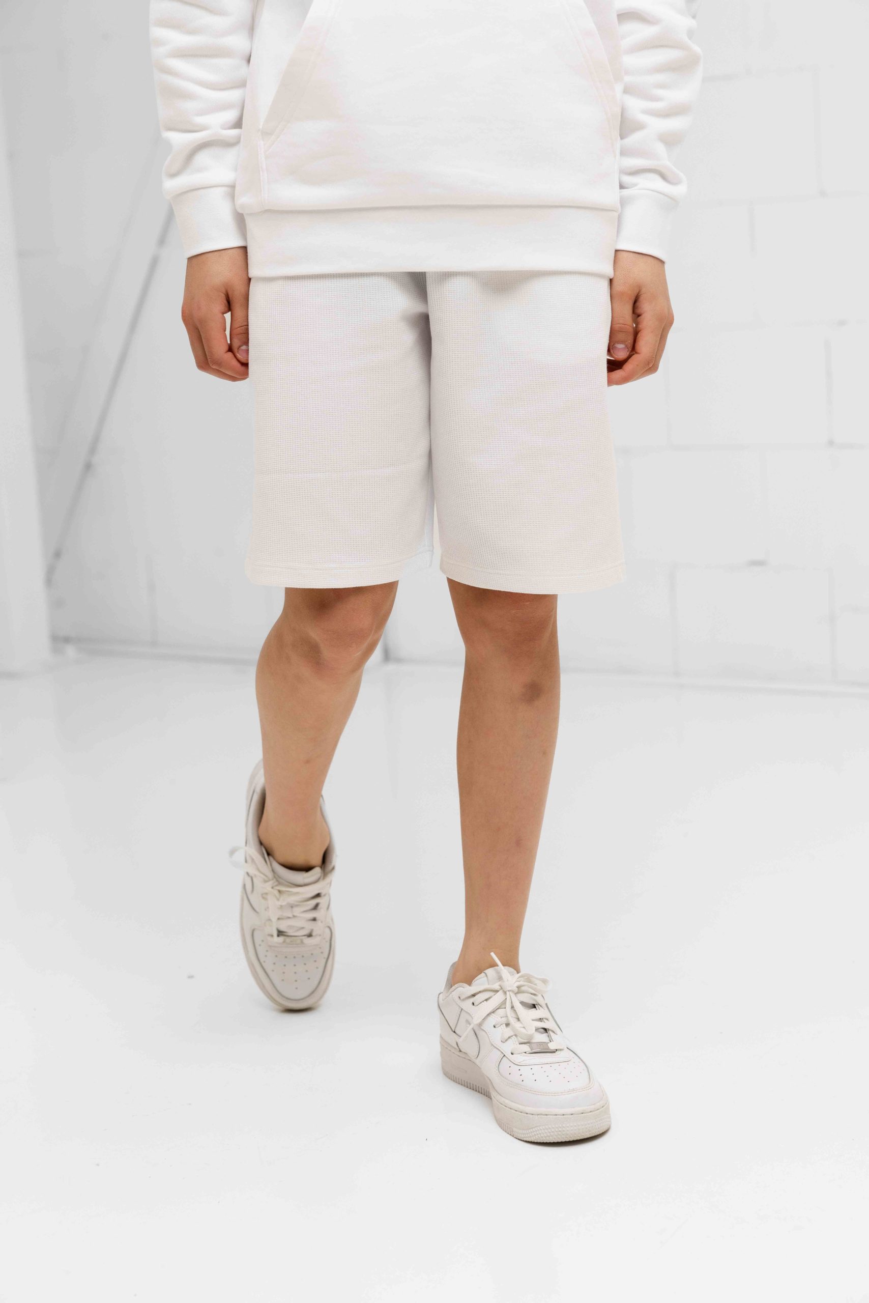 Hugo Boss Knit Korte Broek Kids Wit