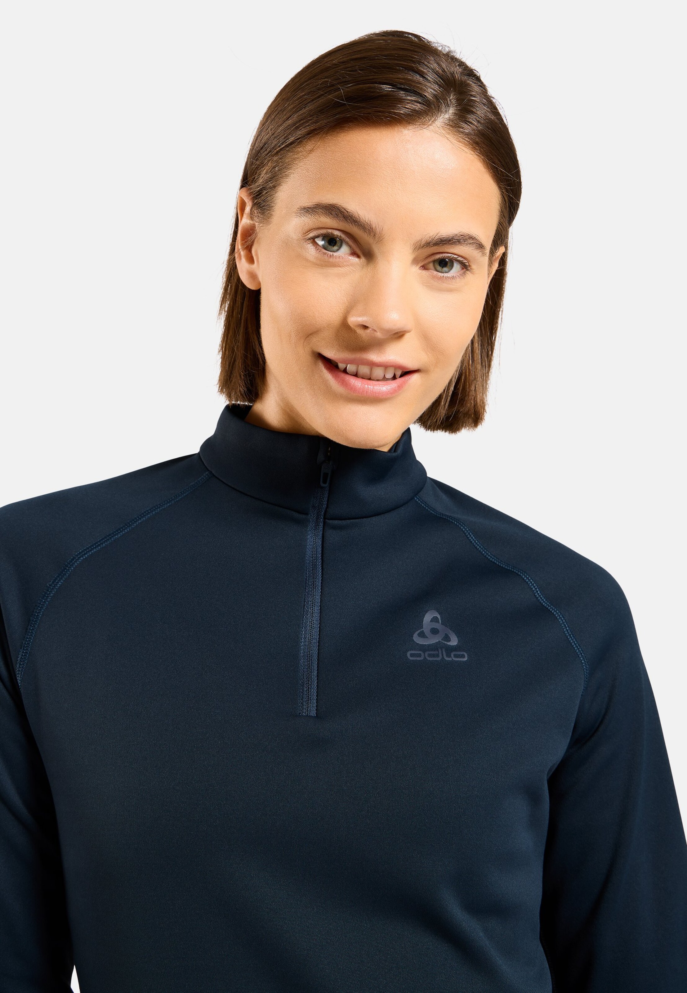 Besso Mid Layer mit Halbreissverschluss in dark sapphire