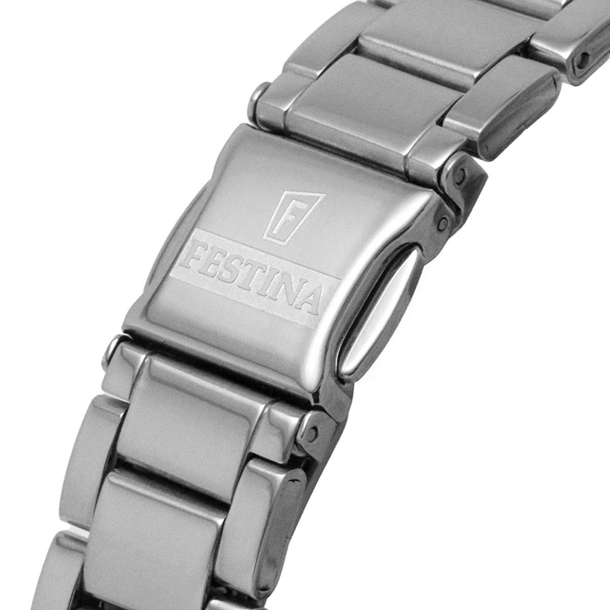 Festina Unisex Festina Silver Red Face Watch