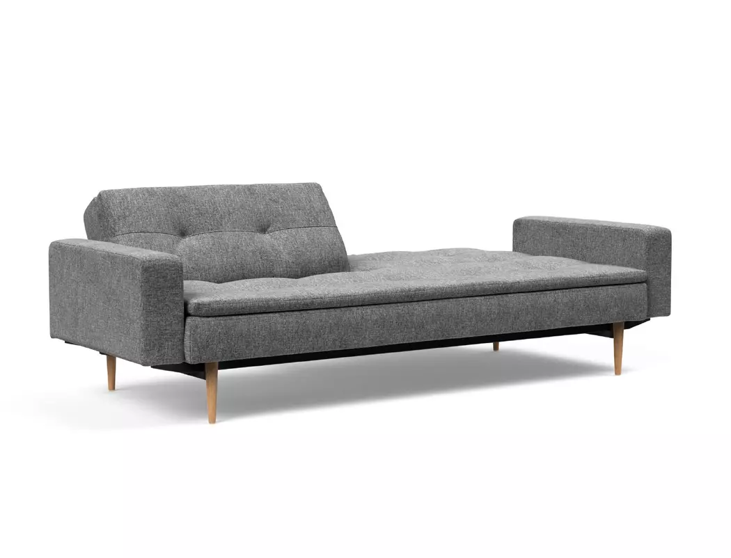 Schlafsofa mit Armlehnen Dublexo Styletto hell