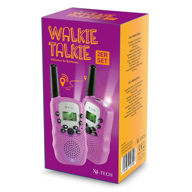 Walkie Talkie 2er Set - pink