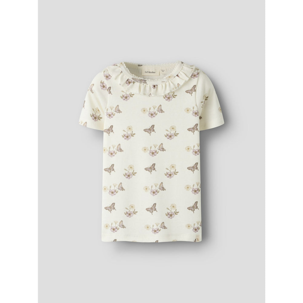 Køb Lil'Atelier Coconut Milk Flower Nmflayo Sia Ss Slim Top Lil