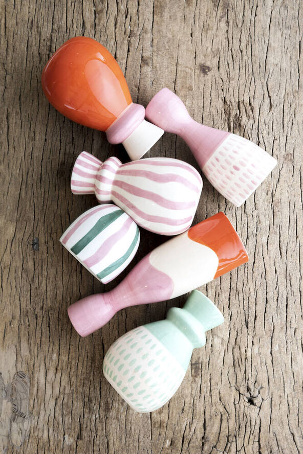 Que Rico Vase - CAROLINA - AMOR DEL COLOR Orange
