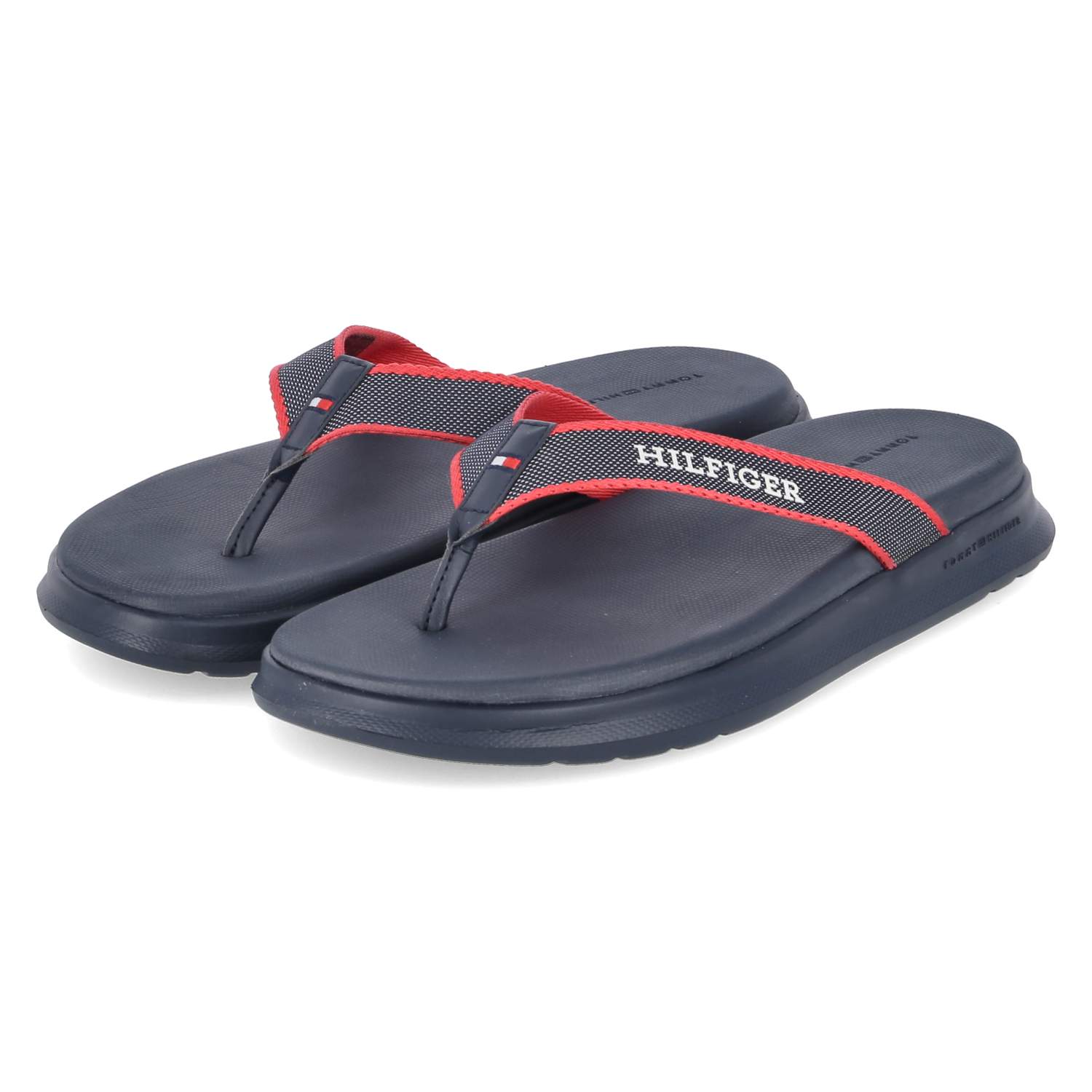 Tommy Hilfiger Zehentrenner DUAL DENSITY TOE BEACH SANDAL - desert sky