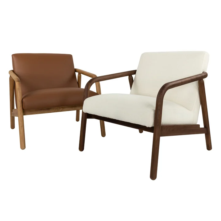Studio Zondag - SZ1 Lounge Stuhl, Eiche / cognac