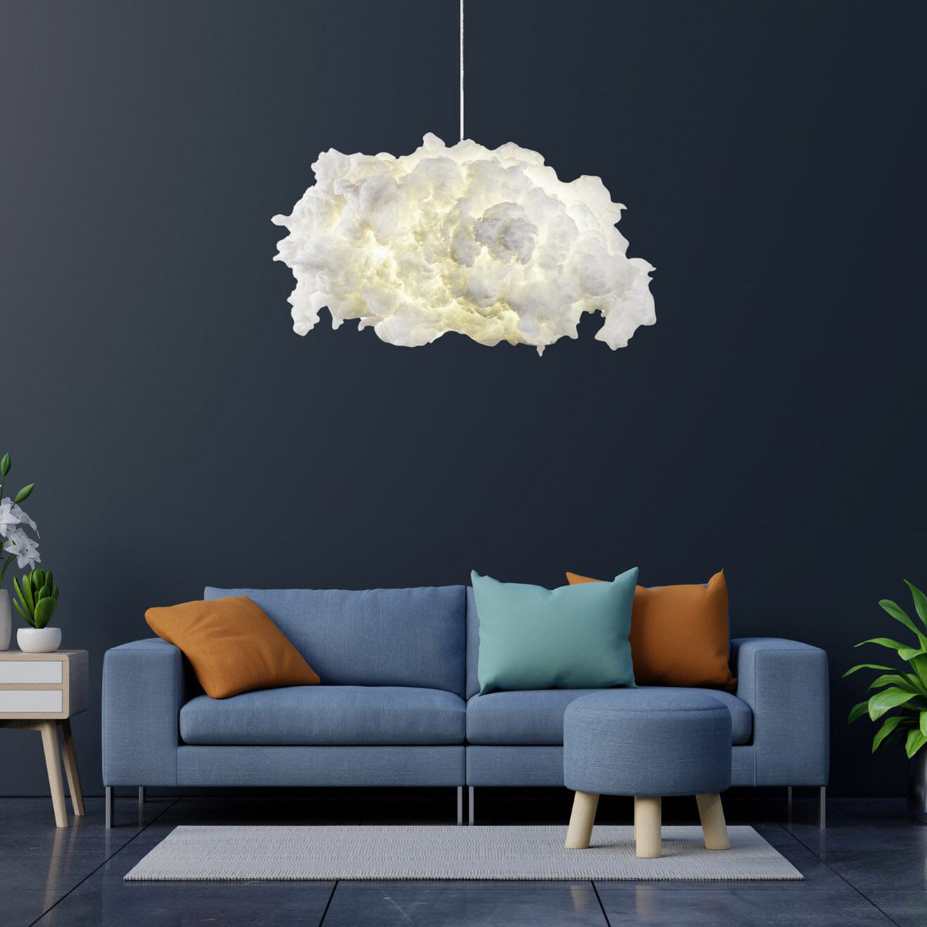 Opviq Suspension Serenity blanche - 60x80 cm