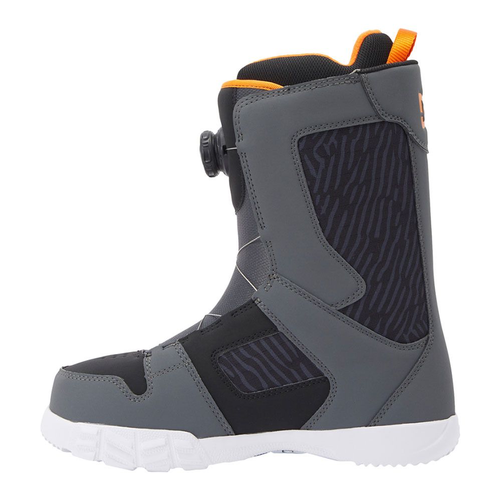 DC Shoes PHASE - Boots snow Homme grey/black/orange