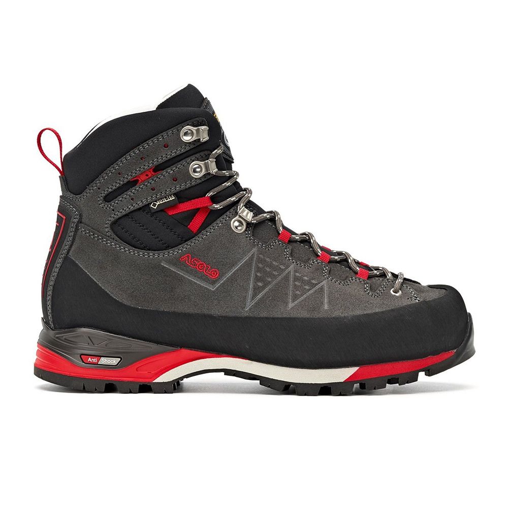 Asolo TRAVERSE GV - Chaussures trekking Homme grafite/rosso