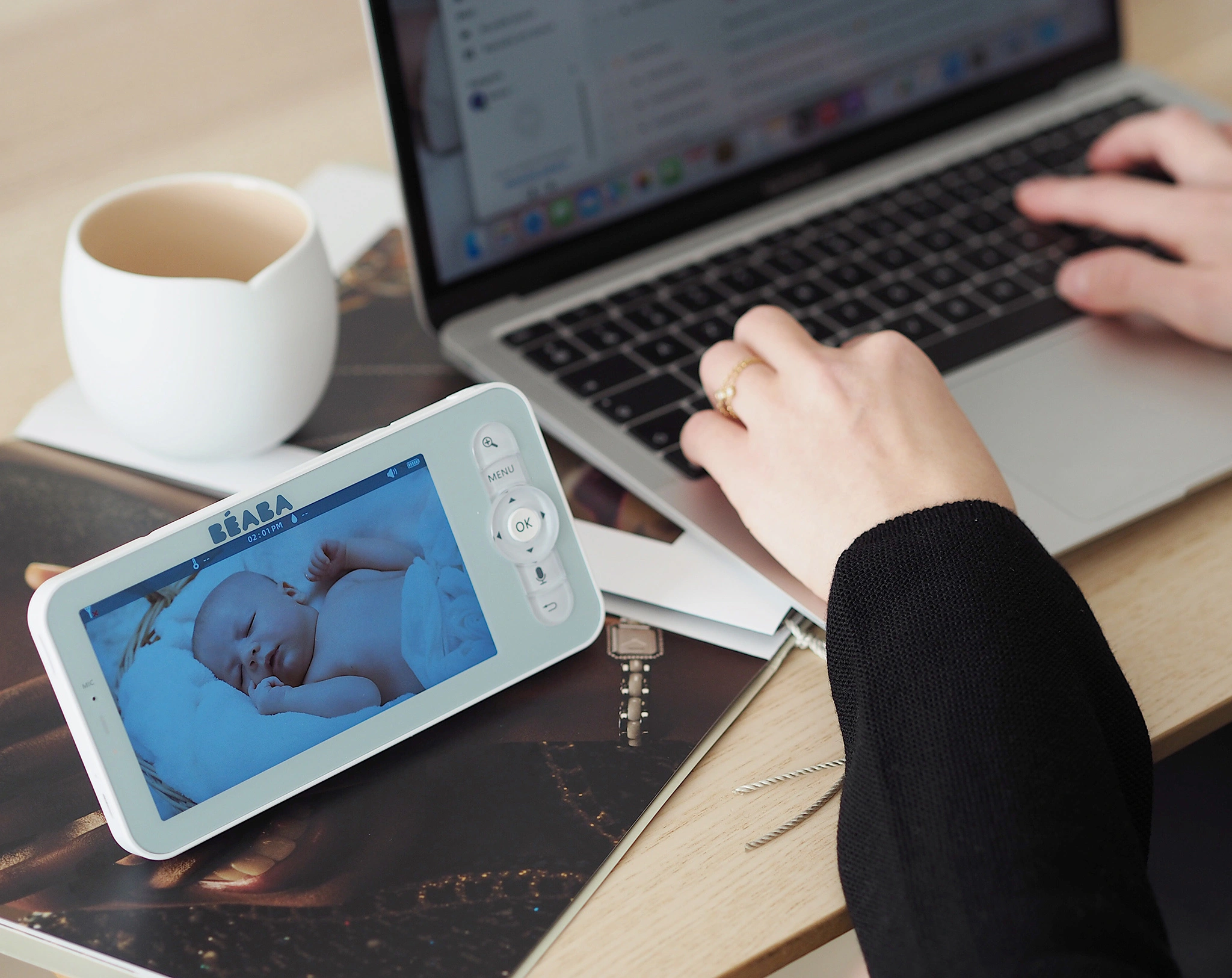 Babymonitor VIDEO ZEN PREMIUM in weiß