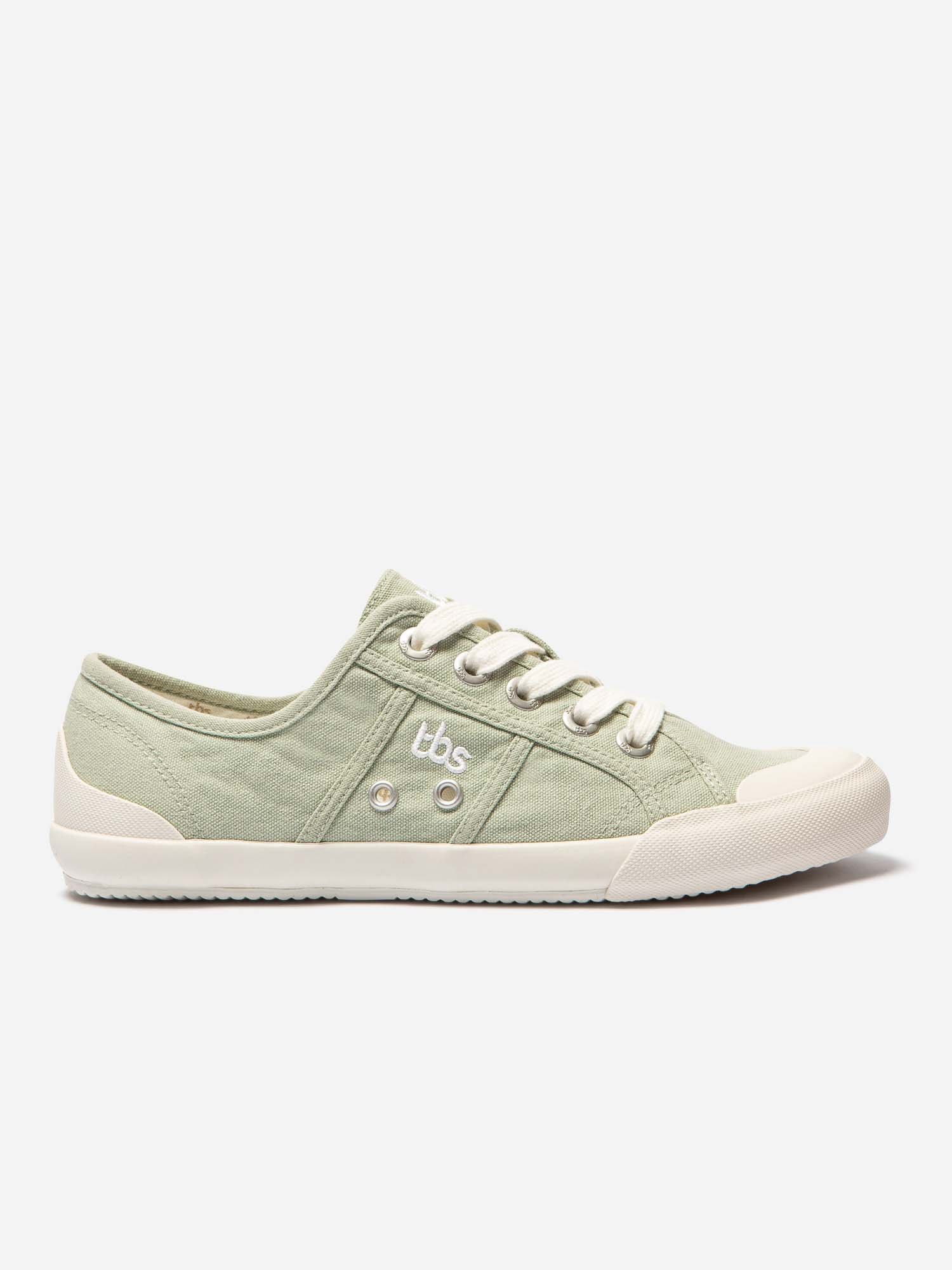 Tennis Femme En Toile Vert