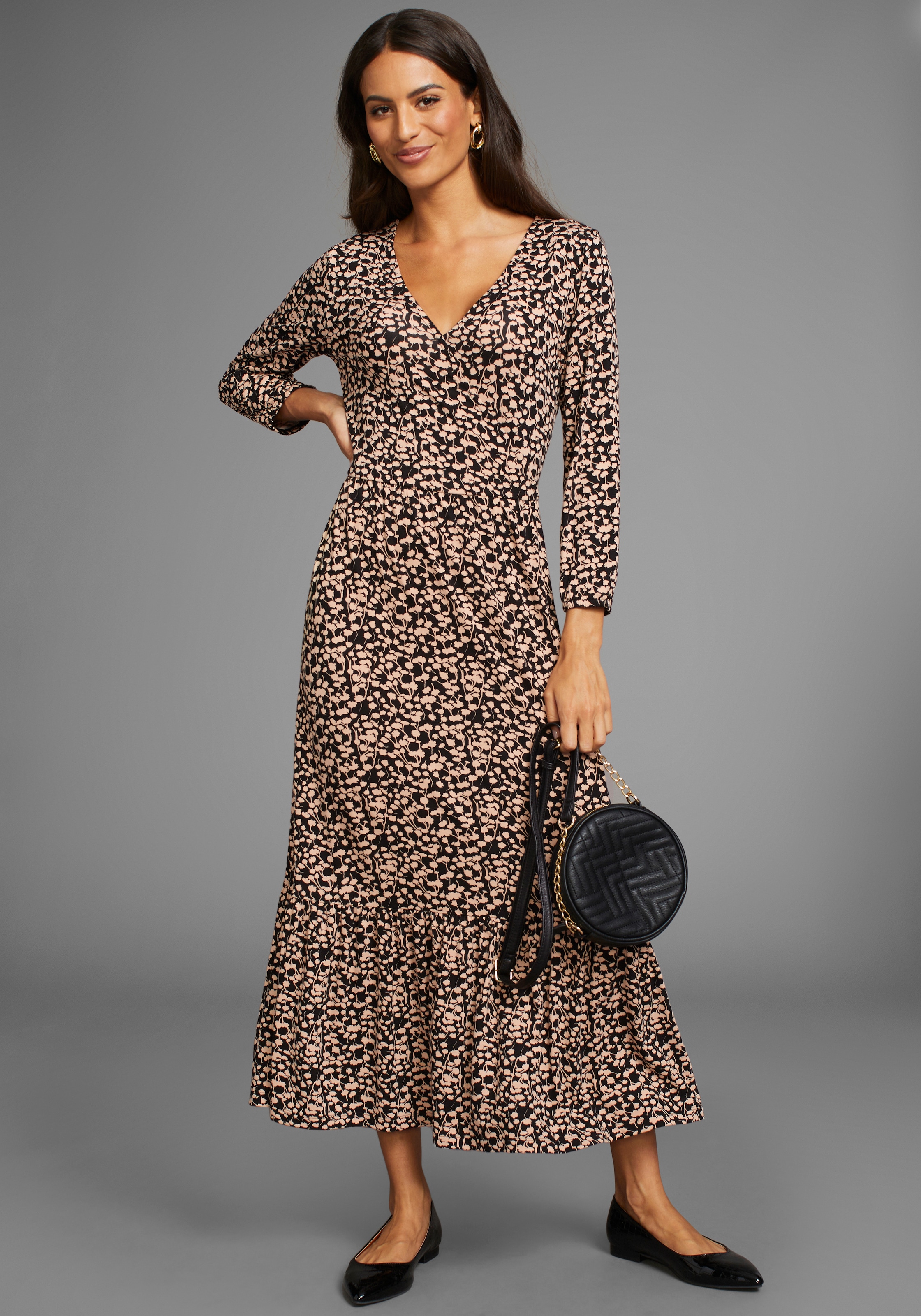Laura Scott Jerseykleid mit Wickel