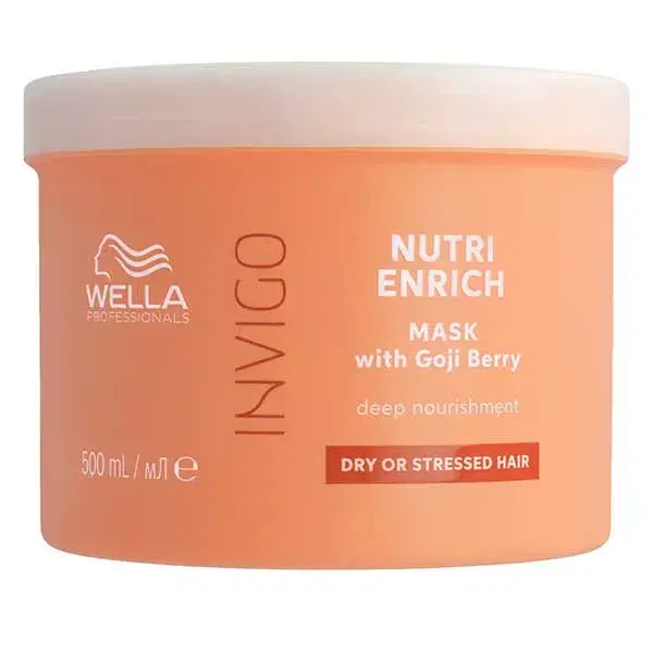 Máscara Nutritiva Wella Professionals Invigo Nutri Enrich para Cabelos Secos ou Danificados 500ml