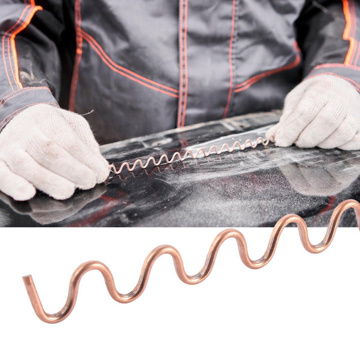 STAHLWERK gegolfde draadset 25-delig deukentrekker Smart Repair spotter accessoires