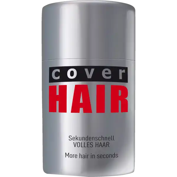 Haarverdichtung mit Schütthaar dunkelblond