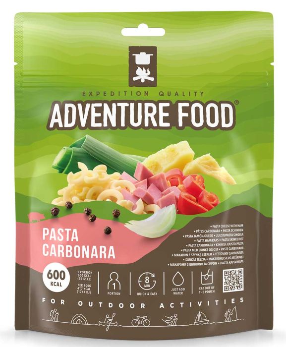 Pasta Carbonara måltid