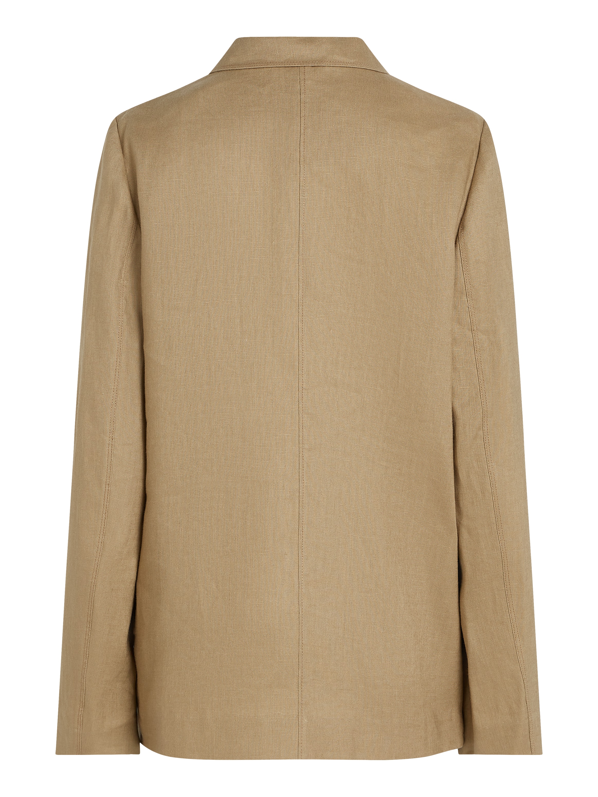 Tommy Hilfiger Kurzblazer »ESS LINEN REGULAR SB BLAZER«, mit Metalllabel ,kühlendes Premium Leinen
