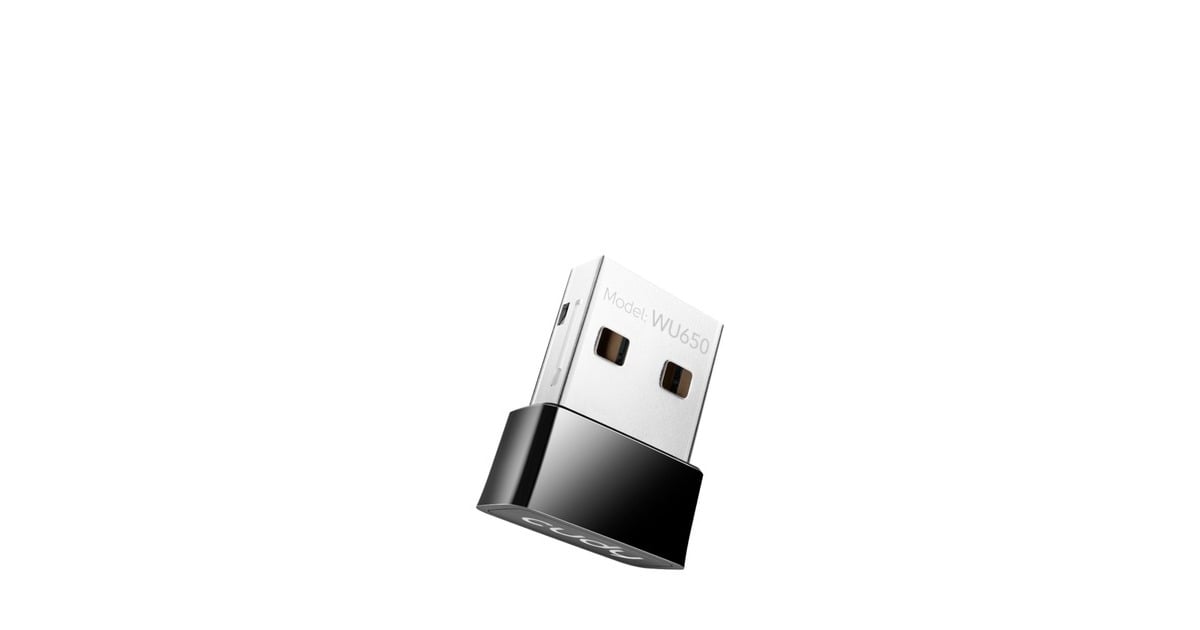 CudyAC650 Wireless Dual Band Mini USB wlan adapter  (Zwart)