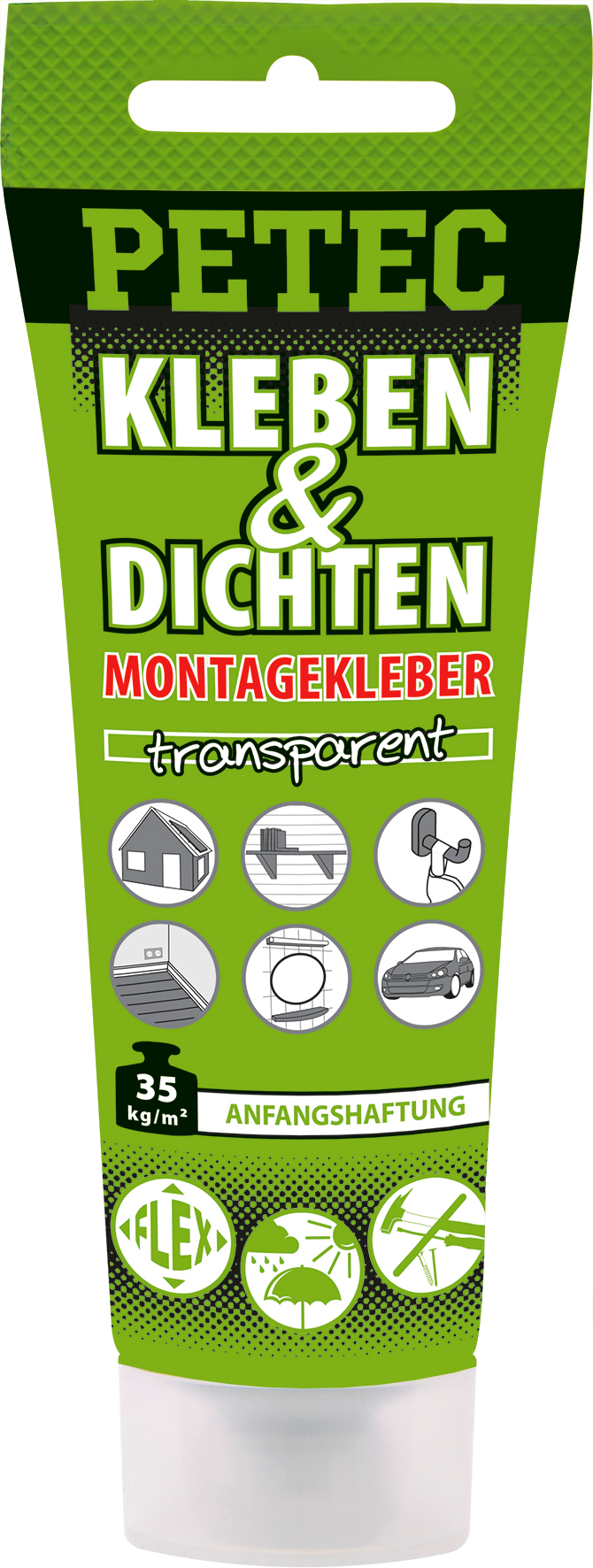 Petec Kleben und Dichten Montagekleber transparent 80 ml