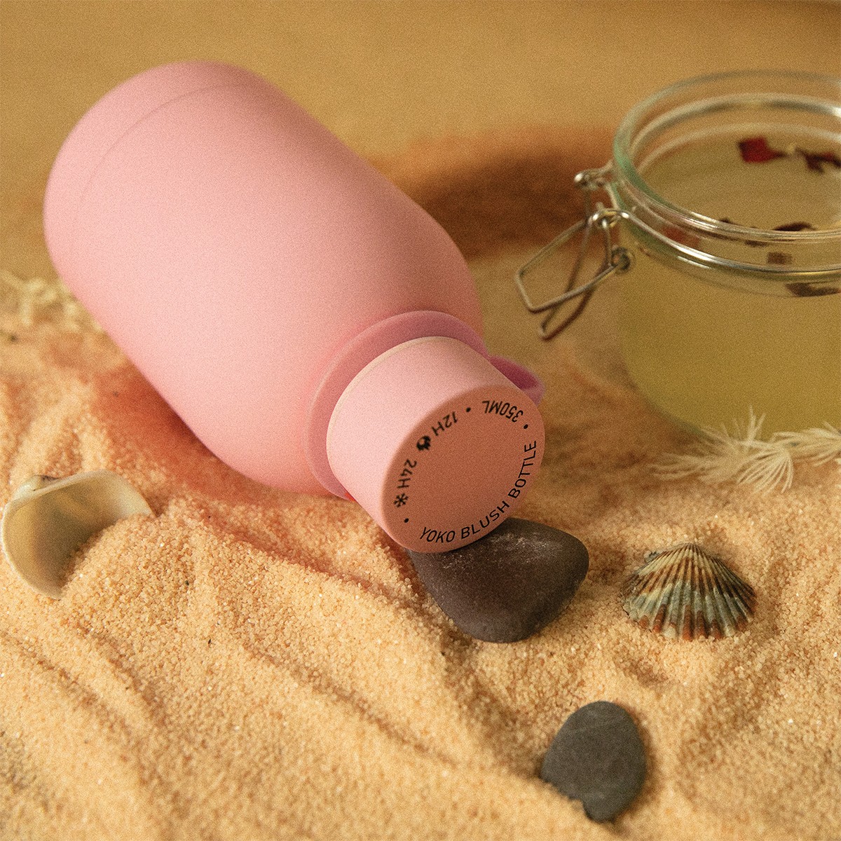 Bouteille isotherme - Cosmopolitan - Rose - 350 ml