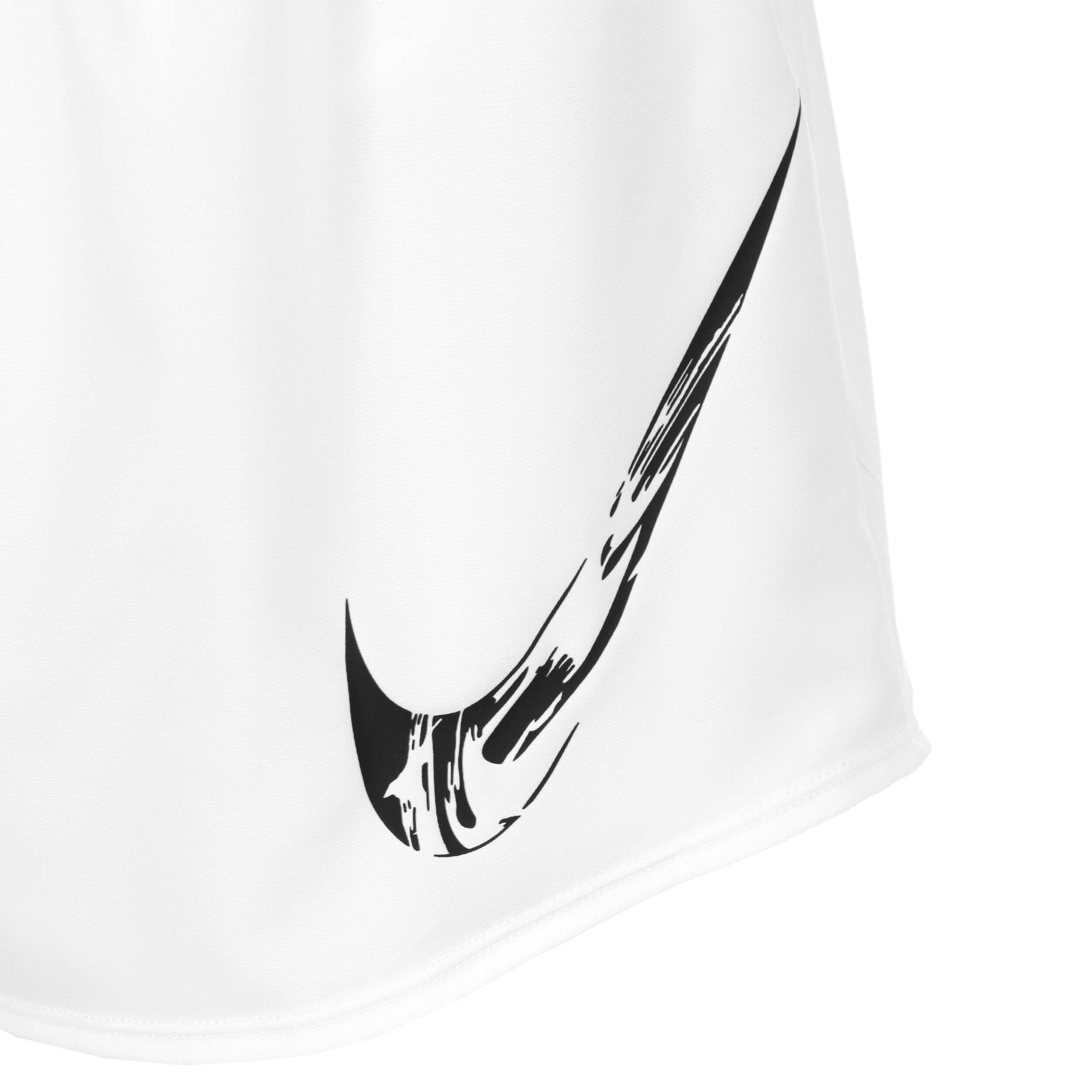 Nike Dri-Fit One Swoosh Short De Running Femmes - Blanc