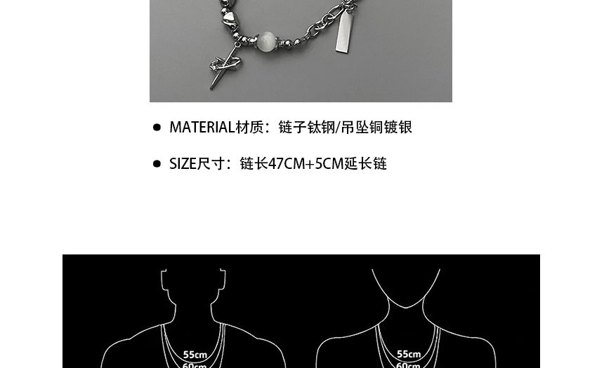 Elnge - Kruis kralen ketting
